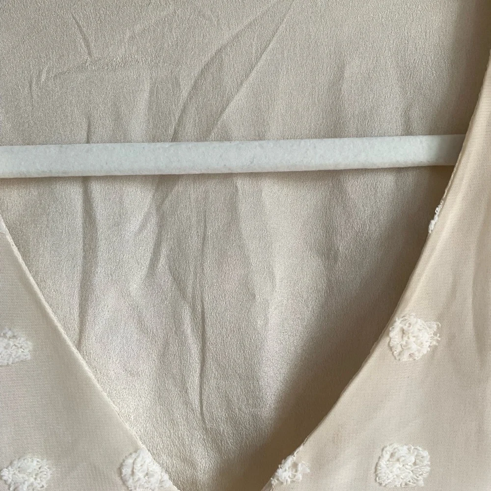 Ivory jacquard babydoll mini - Picture 6 of 8